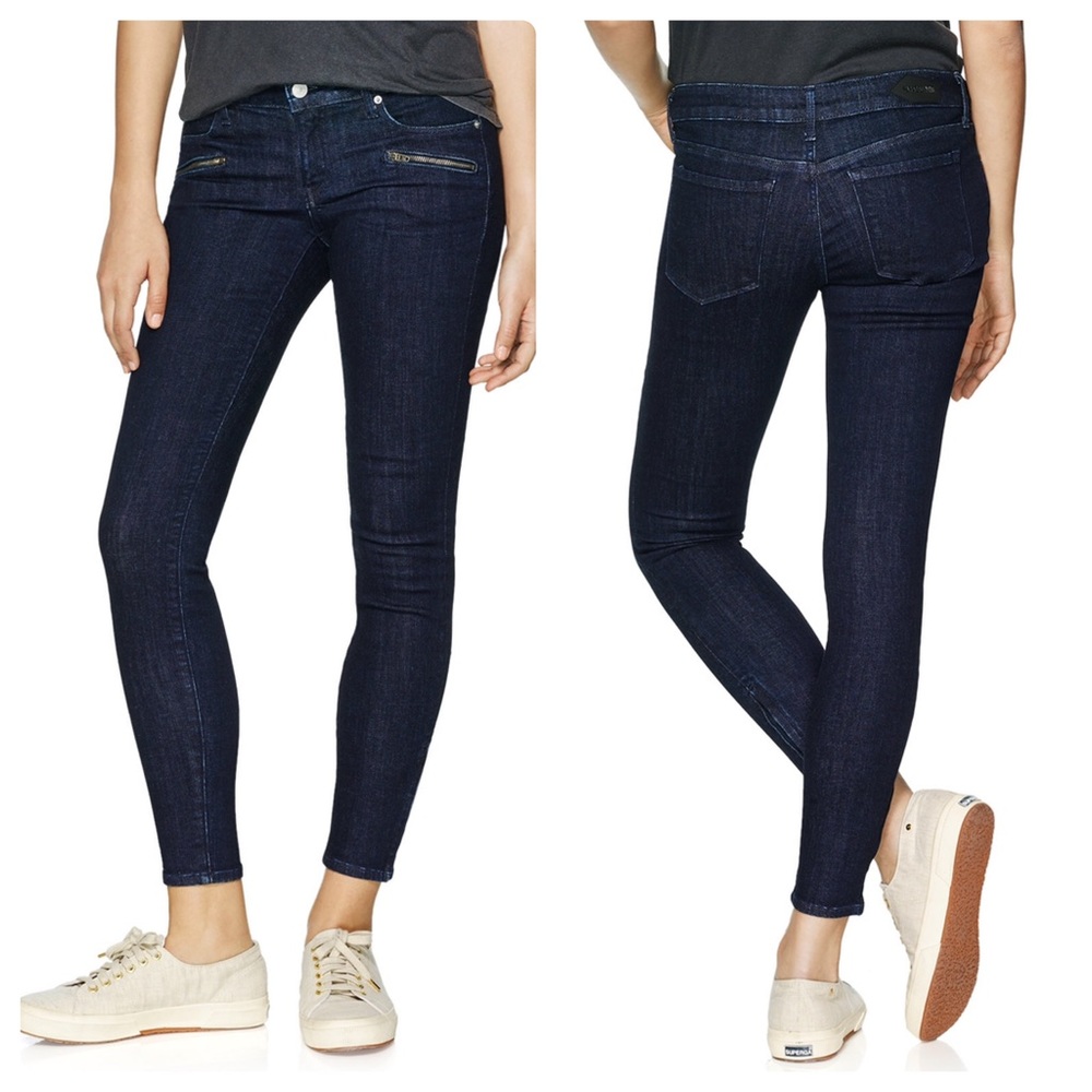 NWT Aritzia Paradise Mine Low Rise Skinny Zip Jean